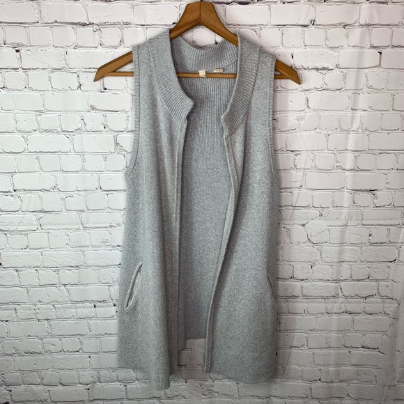 Anthropologie Moth Grey Dannah Swing Knot Cardigan - Picture 3 of 6